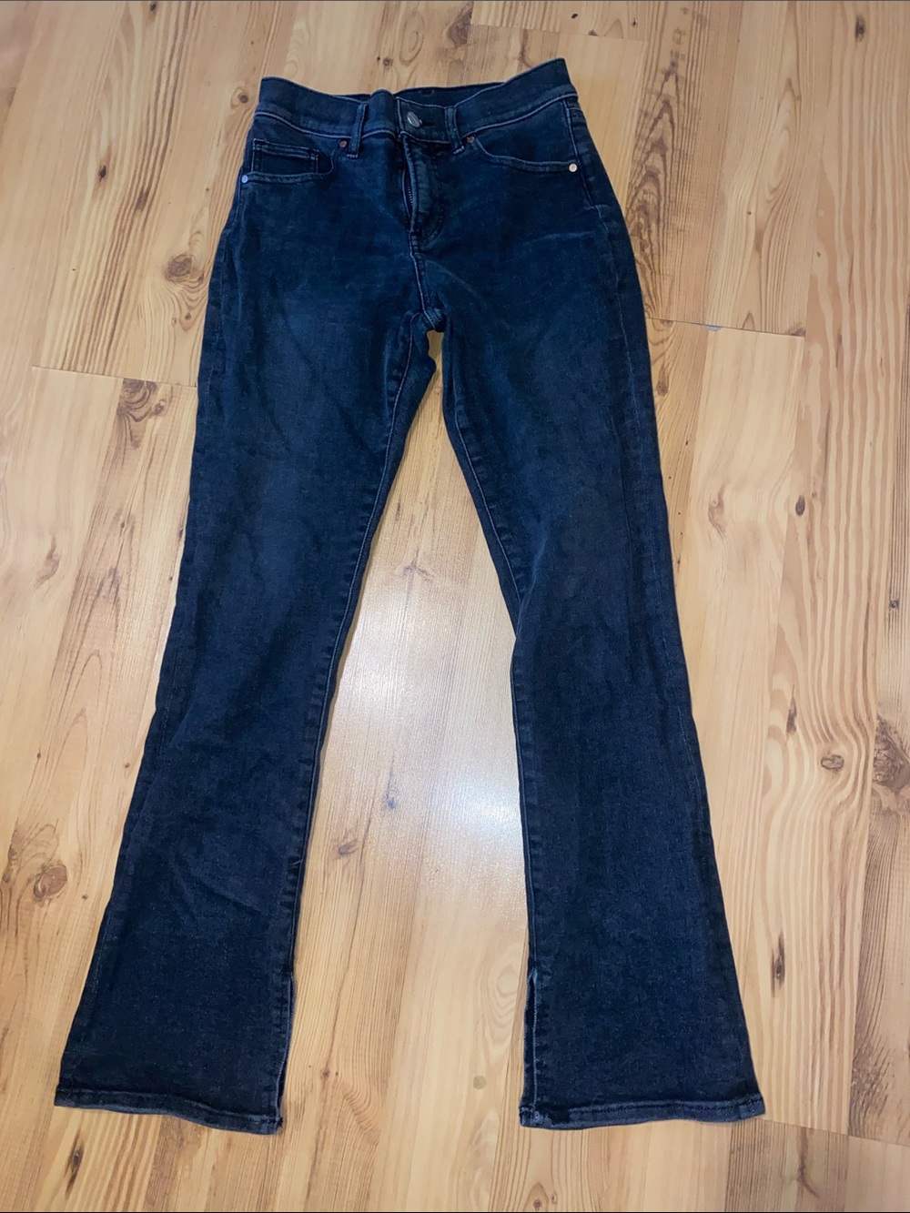 Express Black Flared Jeans